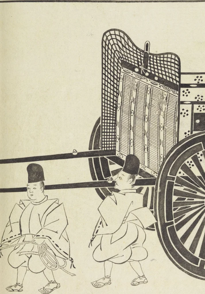 An illustration from Story of Michizane Sugawara, known as Tenjin (Tenjin engi 天神縁起), leaf 70