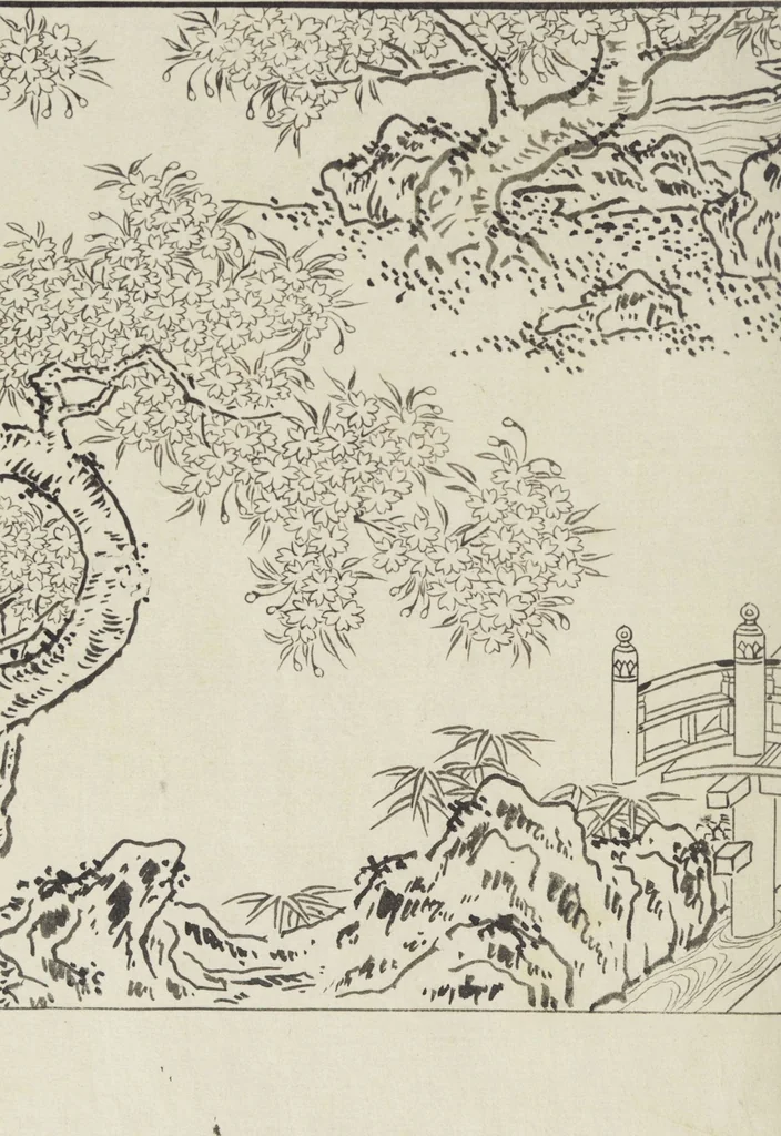 An illustration from Story of Michizane Sugawara, known as Tenjin (Tenjin engi 天神縁起), leaf 9