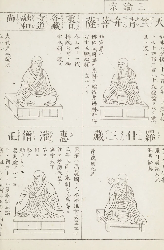 An illustration from Buddhist Figures and Their Attributes [Meiji edition] (Meiji zōho shoshū butsuzō zui 明治増補諸宗佛像図彙), 1886, leaf 150