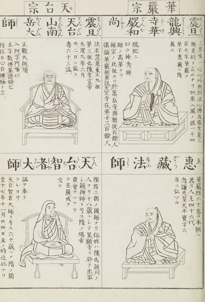 An illustration from Buddhist Figures and Their Attributes [Meiji edition] (Meiji zōho shoshū butsuzō zui 明治増補諸宗佛像図彙), 1886, leaf 153