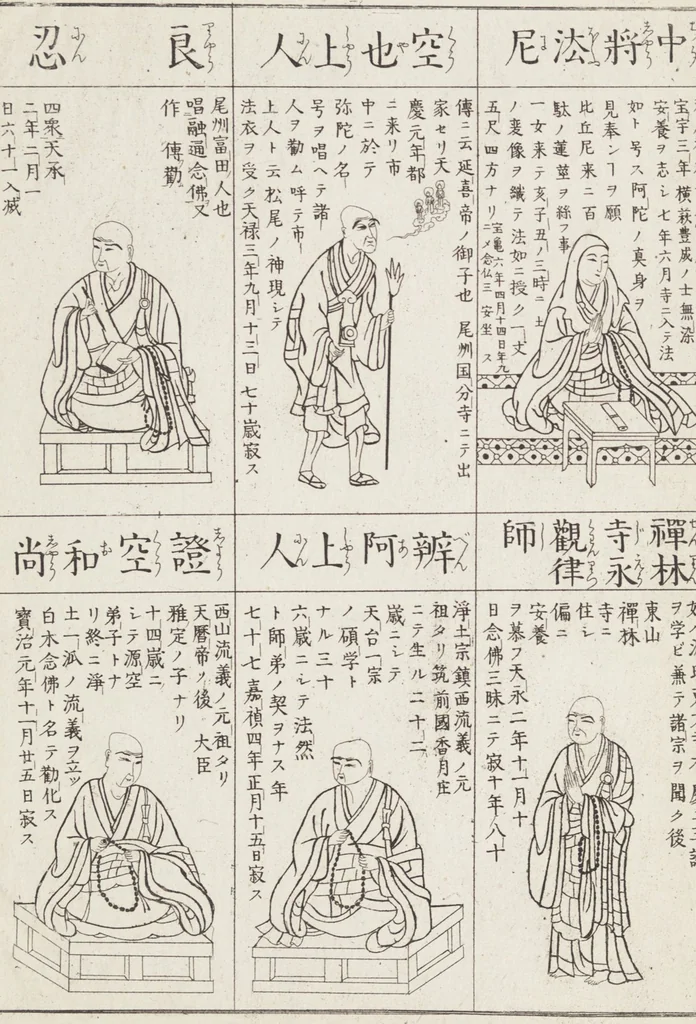 An illustration from Buddhist Figures and Their Attributes [Meiji edition] (Meiji zōho shoshū butsuzō zui 明治増補諸宗佛像図彙), 1886, leaf 166