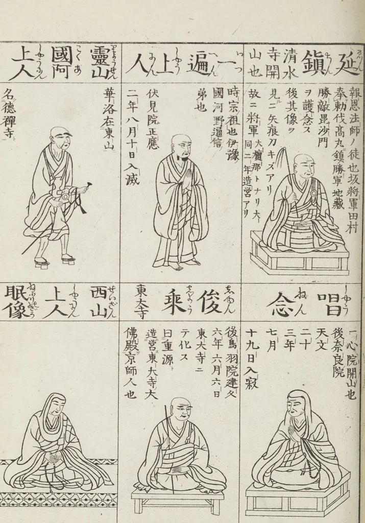An illustration from Buddhist Figures and Their Attributes [Meiji edition] (Meiji zōho shoshū butsuzō zui 明治増補諸宗佛像図彙), 1886, leaf 167
