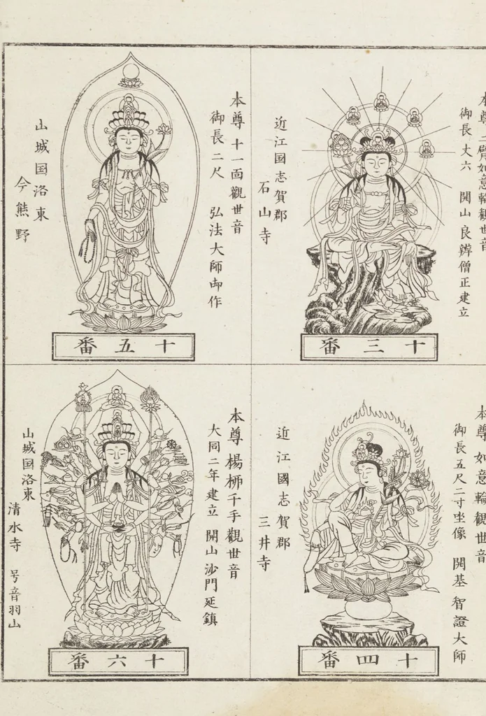 An illustration from Buddhist Figures and Their Attributes [Meiji edition] (Meiji zōho shoshū butsuzō zui 明治増補諸宗佛像図彙), 1886, leaf 188