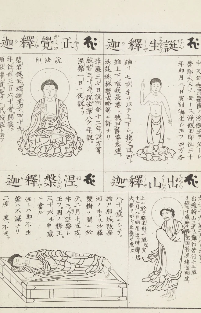 An illustration from Buddhist Figures and Their Attributes [Meiji edition] (Meiji zōho shoshū butsuzō zui 明治増補諸宗佛像図彙), 1886, leaf 22