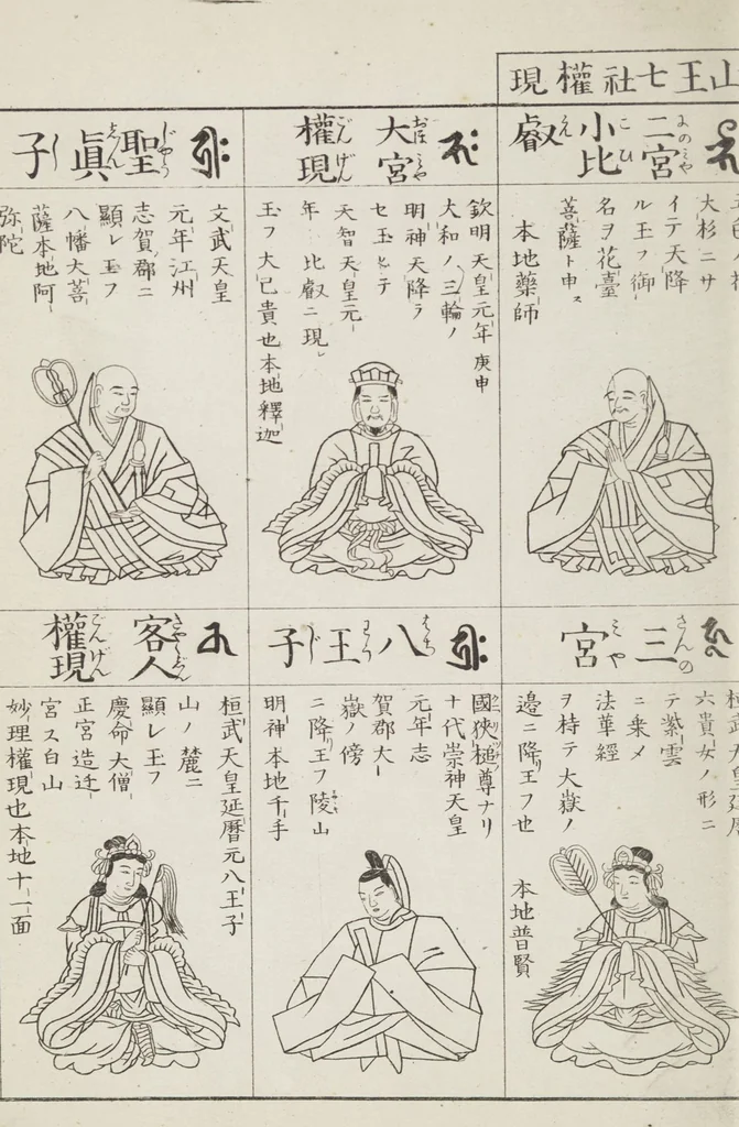An illustration from Buddhist Figures and Their Attributes [Meiji edition] (Meiji zōho shoshū butsuzō zui 明治増補諸宗佛像図彙), 1886, leaf 73