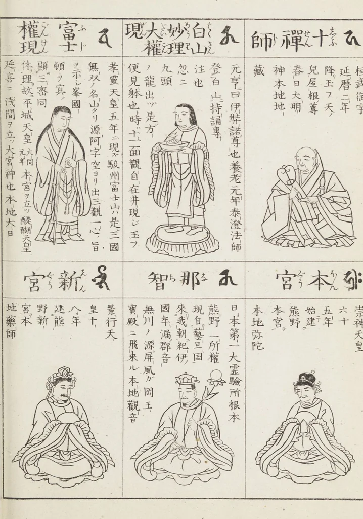 An illustration from Buddhist Figures and Their Attributes [Meiji edition] (Meiji zōho shoshū butsuzō zui 明治増補諸宗佛像図彙), 1886, leaf 74
