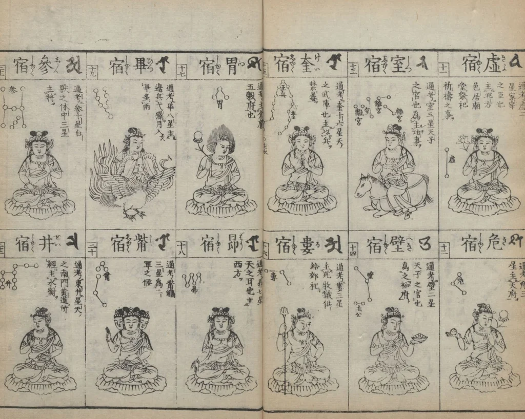 An illustration from Buddhist Figures and Their Attributes (Zōho shoshū Butsuzō zui 増補諸宗 佛像図彙) : [volume 3], 1783, leaf 16