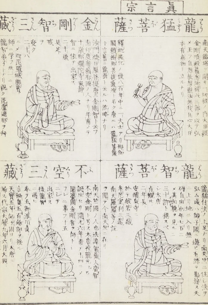 An illustration from Buddhist Figures and Their Attributes (Zōho shoshū Butsuzō zui 増補諸宗 佛像図彙) : [volume 5], 1783, leaf 10