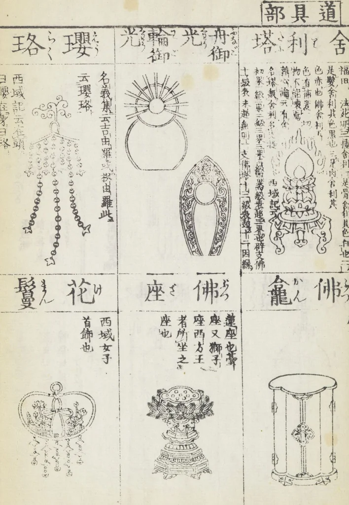 An illustration from Buddhist Figures and Their Attributes (Zōho shoshū Butsuzō zui 増補諸宗 佛像図彙) : [volume 5], 1783, leaf 21