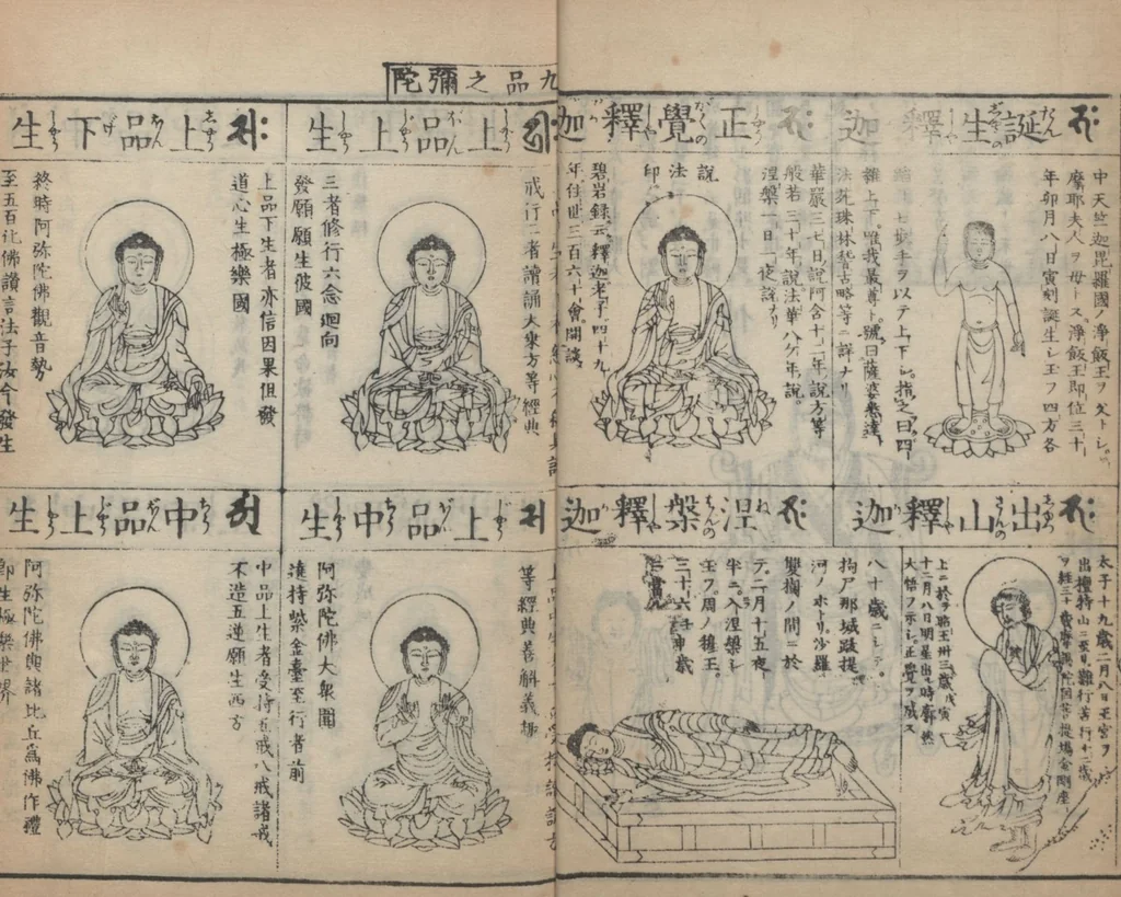 An illustration from Buddhist Figures and Their Attributes (Zōho shoshū Butsuzō zui 増補諸宗 佛像図彙) : [volume 2], 1783, leaf 3