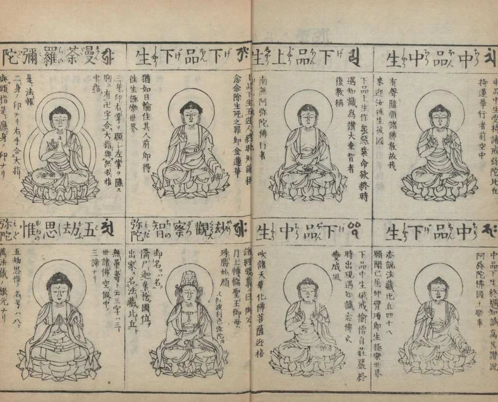 An illustration from Buddhist Figures and Their Attributes (Zōho shoshū Butsuzō zui 増補諸宗 佛像図彙) : [volume 2], 1783, leaf 4