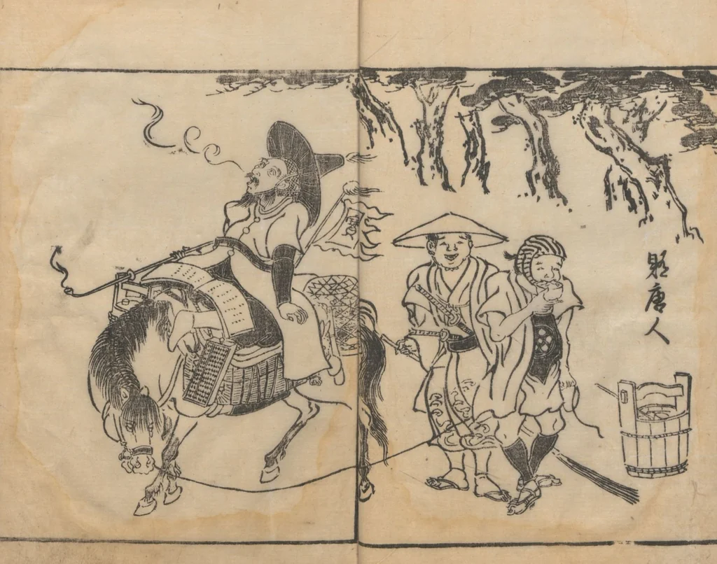 An illustration from Itchō Picture Album (Itchō gafu 一蝶画譜) : [volume 2], 1770, leaf 7