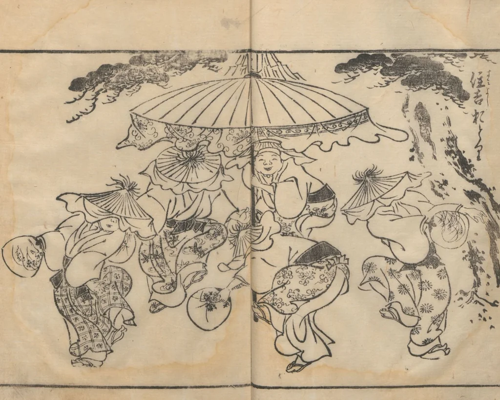 An illustration from Itchō Picture Album (Itchō gafu 一蝶画譜) : [volume 2], 1770, leaf 9