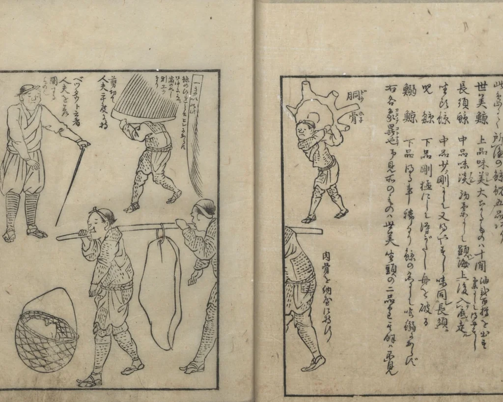 An illustration from A Diary of Travel from Edo to Nagasaki (Saiyū ryodan, 西遊旅譚) : [volume 4], 1803, leaf 21