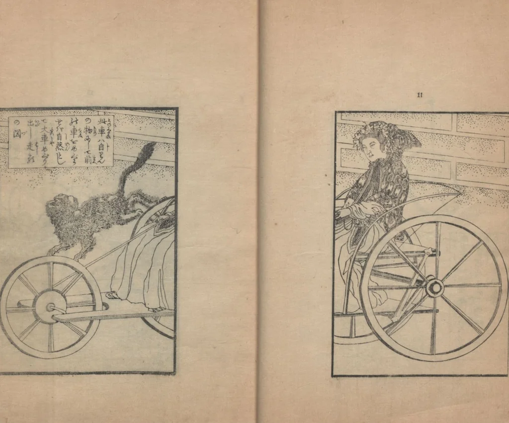 An illustration from Illustrations of What We Have Seen and Heard at Yokohama, a Newly Opened Port (Yokohama kaikō kenbun(mon)shi 横浜開港見聞誌) : [volume 5], 1862, leaf 15