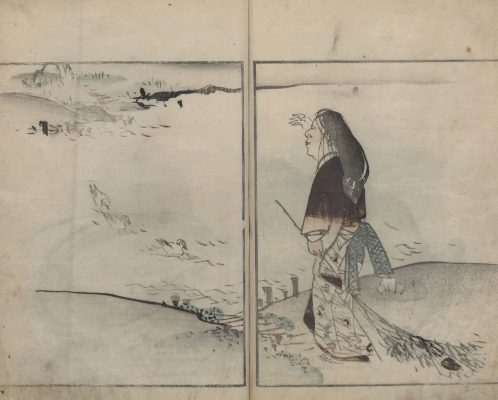 An illustration from Sonan's Picture Book (Sonan gafu 楚南画譜), 1834, leaf 20