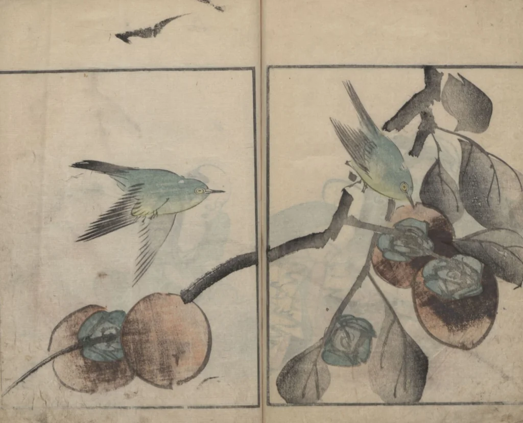 An illustration from Sonan's Picture Book (Sonan gafu 楚南画譜), 1834, leaf 26