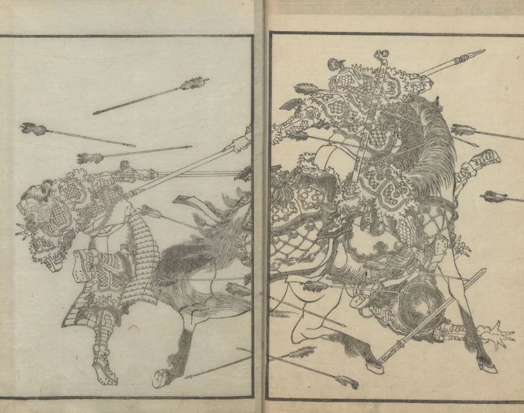 An illustration from Illustrations of Chinese Poems Chosen from Toshisen's Book (Tōshisen ehon 唐詩撰畫本) : [volume 4], 1833, leaf 14