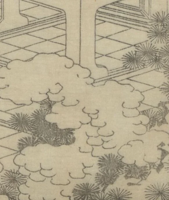 An illustration from Illustrations of Chinese Poems Chosen from Toshisen's Book (Tōshisen ehon 唐詩撰畫本) : [volume 1], 1833, leaf 14