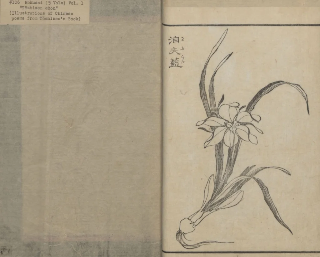 An illustration from Illustrations of Chinese Poems Chosen from Toshisen's Book (Tōshisen ehon 唐詩撰畫本) : [volume 1], 1833, leaf 17