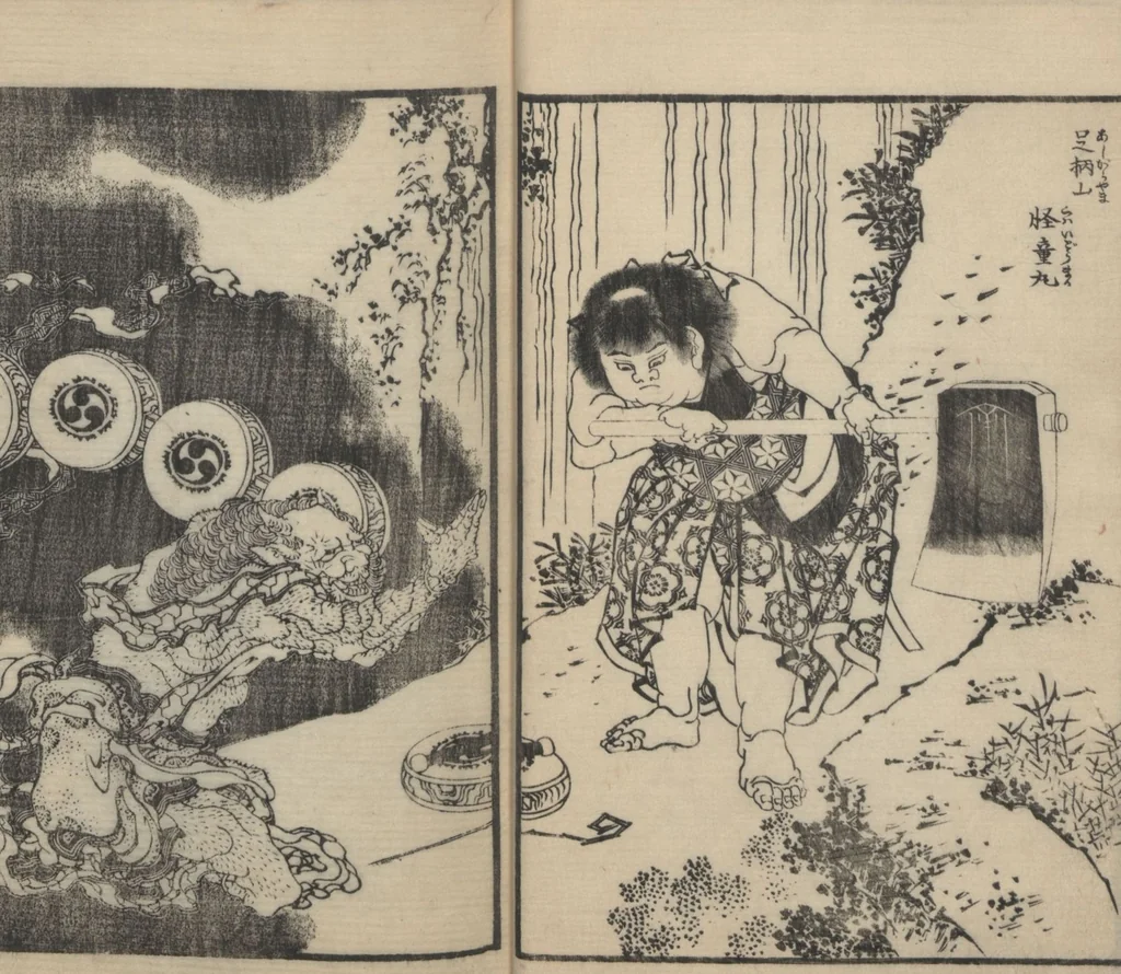An illustration from Illustrations of Honorable Anecdotes of Japan and China (Ehon wakan no homare 絵本和漢誉), 1850, leaf 11