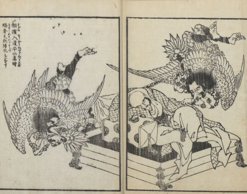 An illustration from Illustrations of Honorable Anecdotes of Japan and China (Ehon wakan no homare 絵本和漢誉), 1850, leaf 22