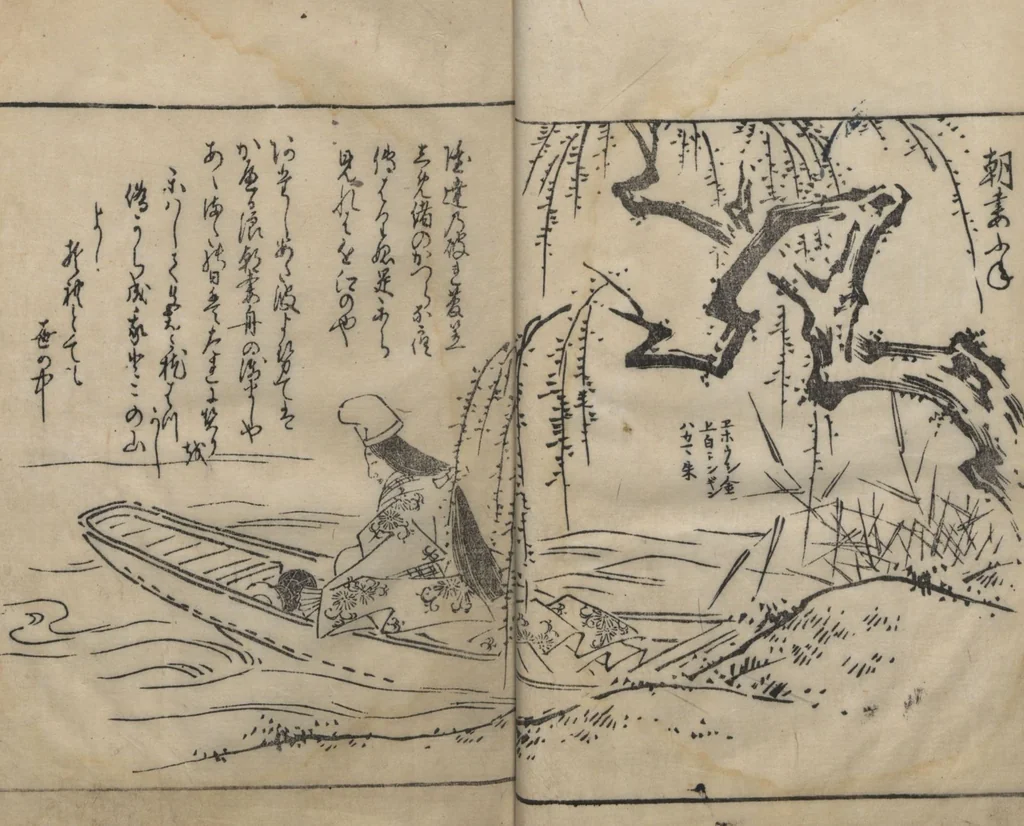 An illustration from Itchō Picture Album (Itchō gafu 一蝶画譜) : [volume 3], 1770, leaf 12