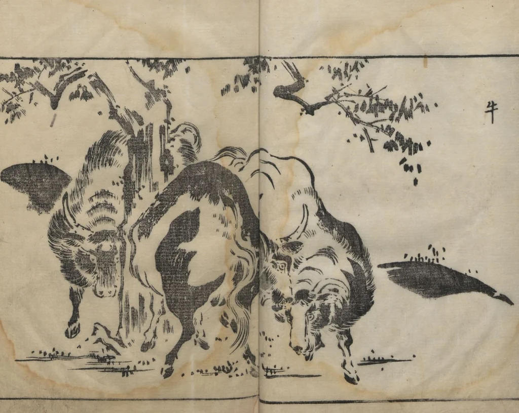 An illustration from Itchō Picture Album (Itchō gafu 一蝶画譜) : [volume 3], 1770, leaf 5