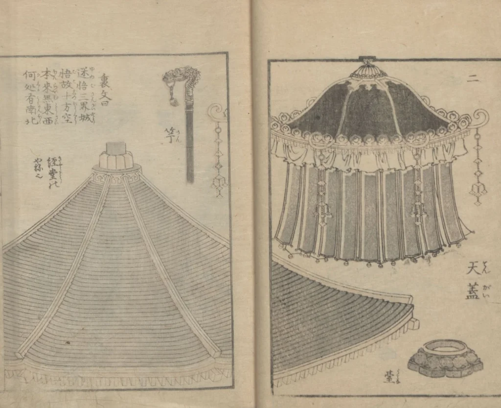 An illustration from Transmitting the Spirit, Revealing the Form of Things, Volume 5 (Denshin kaishu: Hokusai manga, gohen 傳神開手 北斎漫画五編), 1816, leaf 13