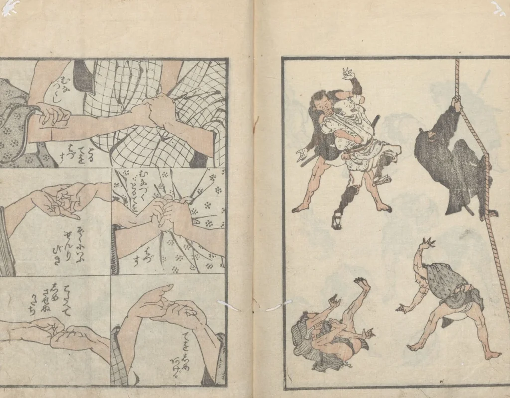 An illustration from Transmitting the Spirit, Revealing the Form of Things, Volume 6 (Denshin kaishu: Hokusai manga, rokuhen 傳神開手 北斎漫画六編), 1817, leaf 30