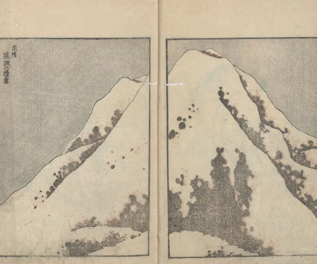 An illustration from Transmitting the Spirit, Revealing the Form of Things, Volume 7 (Denshin kaishu: Hokusai manga, nanahen 傳神開手 北斎漫画七編), 1817, leaf 5