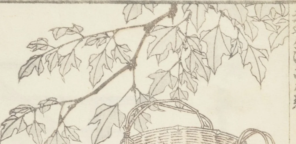 An illustration from Transmitting the Spirit, Revealing the Form of Things, Volume 8 (Denshin kaishu: Hokusai manga, happen 傳神開手 北斎漫画八編), 1817, leaf 22