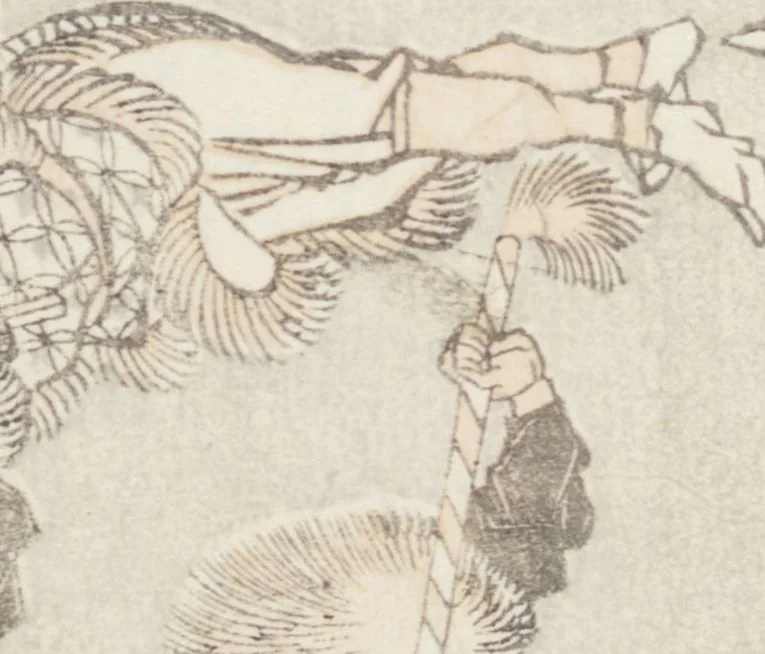 An illustration from Transmitting the Spirit, Revealing the Form of Things, Volume 8 (Denshin kaishu: Hokusai manga, happen 傳神開手 北斎漫画八編), 1817, leaf 24
