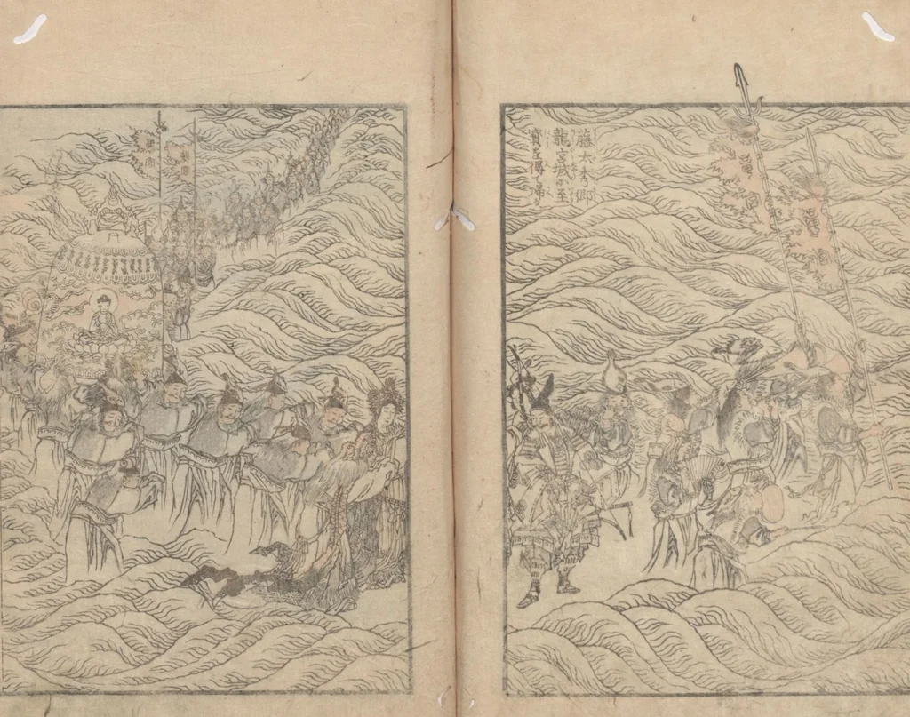 An illustration from Transmitting the Spirit, Revealing the Form of Things, Volume 9 (Denshin kaishu: Hokusai manga, kyūhen 傳神開手 北斎漫画九編), 1819, leaf 28
