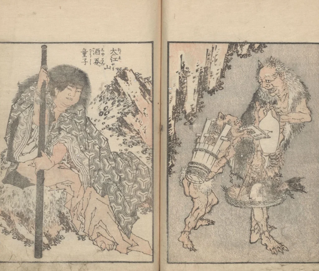 An illustration from Transmitting the Spirit, Revealing the Form of Things, Volume 10 (Denshin kaishu: Hokusai manga, jūhen 傳神開手 北斎漫画十編), 1819, leaf 22