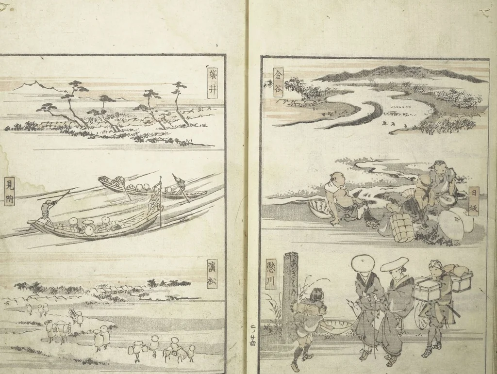 An illustration from Picture Album of the Floating World (Ukiyo efu 浮世画譜) : [volume 2], 1820, leaf 27