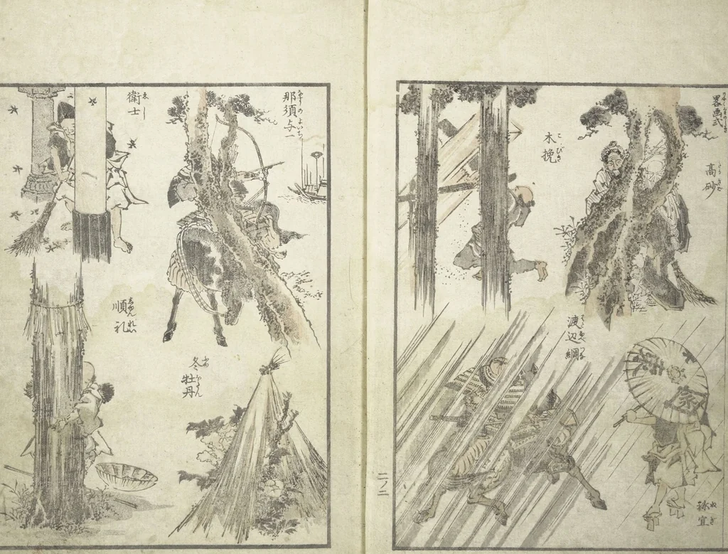 An illustration from Picture Album of the Floating World (Ukiyo efu 浮世画譜) : [volume 2], 1820, leaf 5