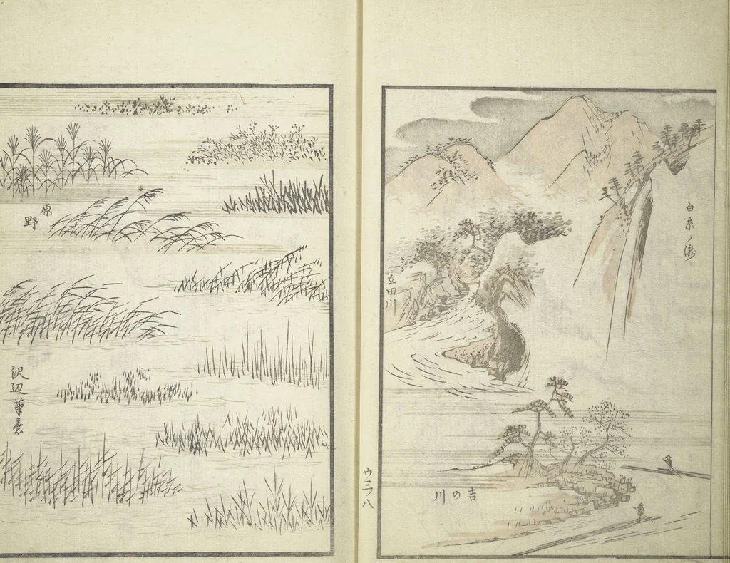 An illustration from Picture Album of the Floating World (Ukiyo efu 浮世画譜) : [volume 3], 1820, leaf 11