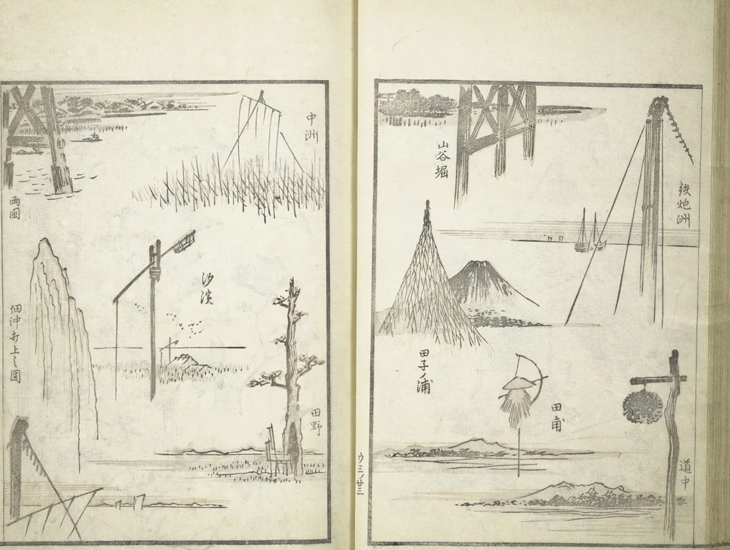 An illustration from Picture Album of the Floating World (Ukiyo efu 浮世画譜) : [volume 3], 1820, leaf 26