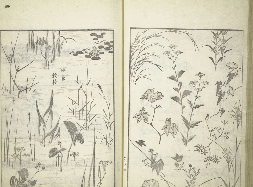 An illustration from Picture Album of the Floating World (Ukiyo efu 浮世画譜) : [volume 3], 1820, leaf 27