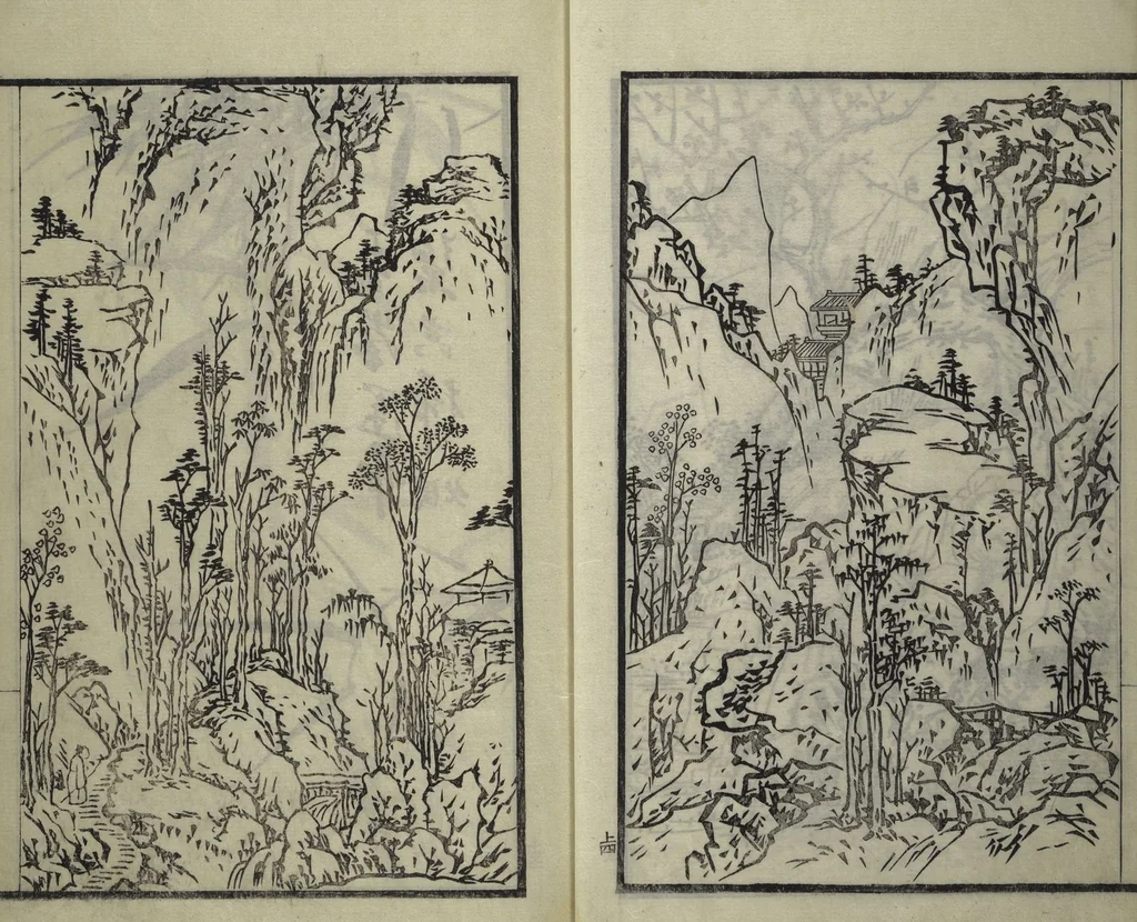 An illustration from Drawings by the Drunken Fuyō (Gazu sui Fuyō 画図酔芙蓉), 1809, leaf 14