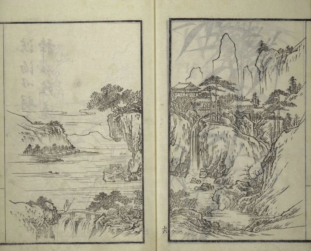 An illustration from Drawings by the Drunken Fuyō (Gazu sui Fuyō 画図酔芙蓉), 1809, leaf 16