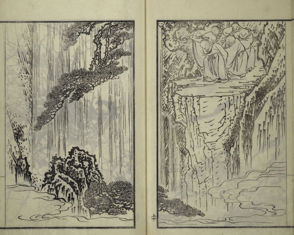 An illustration from Drawings by the Drunken Fuyō (Gazu sui Fuyō 画図酔芙蓉), 1809, leaf 20