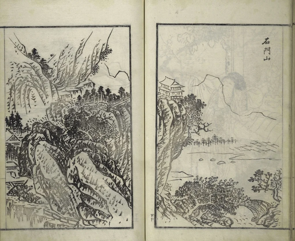 An illustration from Drawings by the Drunken Fuyō (Gazu sui Fuyō 画図酔芙蓉), 1809, leaf 67