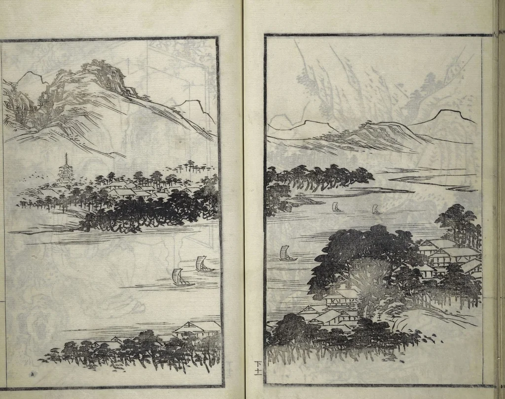 An illustration from Drawings by the Drunken Fuyō (Gazu sui Fuyō 画図酔芙蓉), 1809, leaf 68