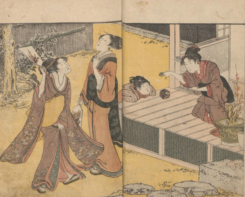 An illustration from Picture Book of Flowers of the Four Seasons (Ehon shiki no hana) : [volume 1], 1801, leaf 5