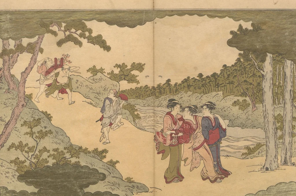 An illustration from Statue of the Bodhisattva Fugen (Fugenzō), 1790, leaf 5