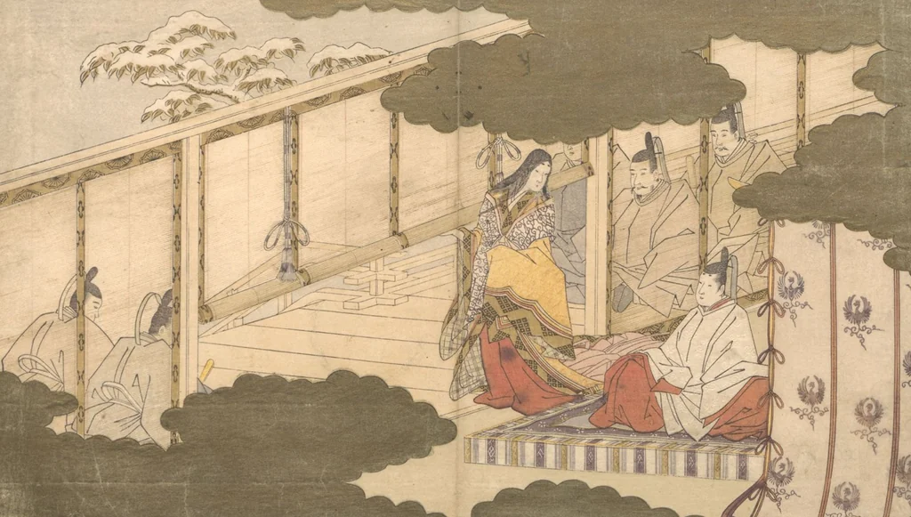 An illustration from The Silver World (Gin sekai), 1790, leaf 2