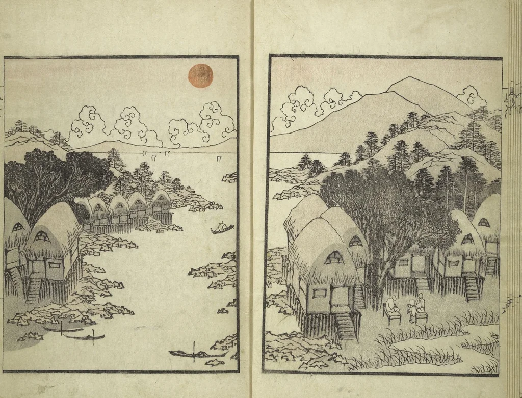 An illustration from Ichirō Picture Album (Ichirō gafu 一老画譜), 1823, leaf 11