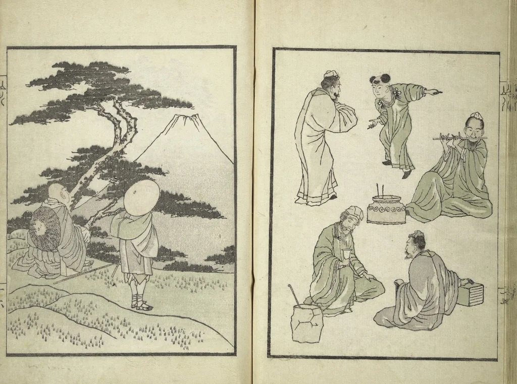 An illustration from Ichirō Picture Album (Ichirō gafu 一老画譜), 1823, leaf 20